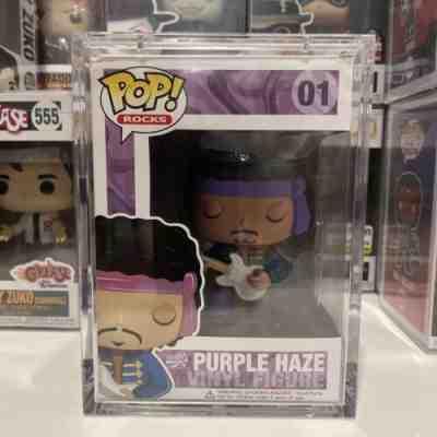 Funko Pop! Purple Haze (Jimi Hendrix) #01 Box Has Some Damage Pop Armor