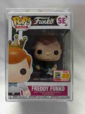 2018 SDCC EXCLUSIVE Funko Pop Freddy Funko as Kurt Cobain LE800 w/Pop Protector