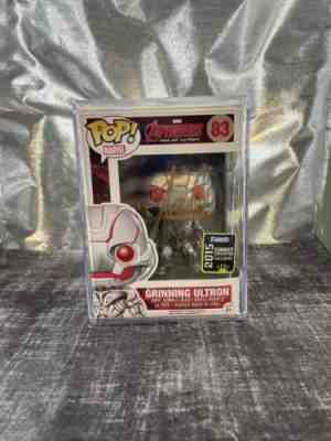 Marvel Avengers Grinning Ultron Funko Pop Signed by Stan Lee w/ PSA & Protector