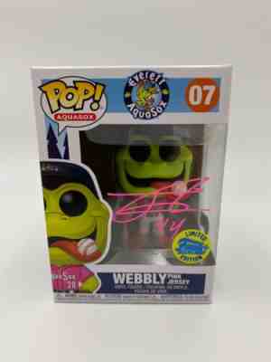 JULIO RODRIGUEZ signed FUNKO POP AquaSox Webbly Pink Everett Field SGA--BECKETT