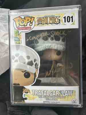 Funko Pop Trafalgar Law 101 /Shonen Jump One Piece/VAULTED SIGNED