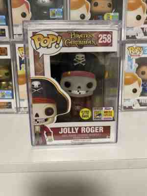 2017 SDCC Funko POP Disney Pirates Jolly Roger 258 GITD LE 1000 Exclusive