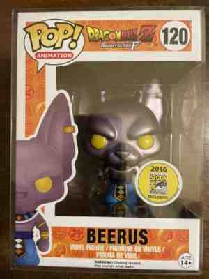 Funko Pop Dragon Ball metallic Beerus SDCC exclusive