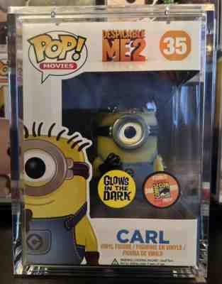 CARL #35 GLOWS IN DARK DESPICABLE ME 2 sdcc 2013 Comic Con exclusive funko pop