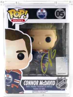 Autographed Signed Connor McDavid #05 Funko Pop! Hockey NHL JSA Authenticated â??