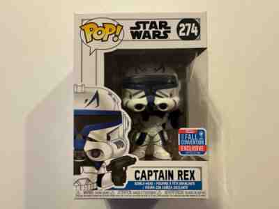 Funko Pop Vinyl Star Wars The Clone Wars Captain Rex 274 Exclusive w/ Hard Case