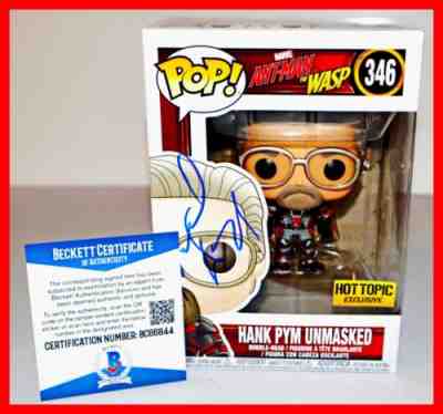 Michael Douglas Signed Autographed Hank Pym Ant-Man Wasp Funko Pop Beckett PSA