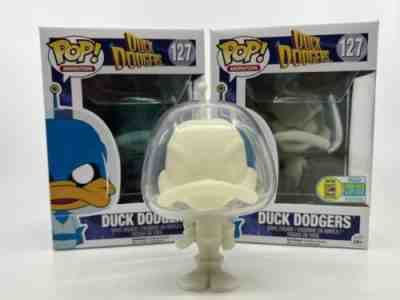 Funko Pop Duck Dodgers 2 exclusive figures and proto