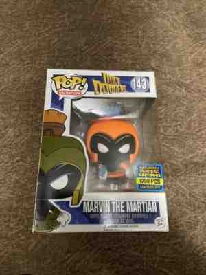 Duck Dodgers Marvin The Martian #143 SDCC 2017 ORANGE LE /1000 Funko Pop