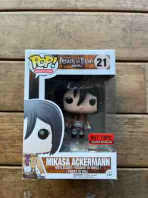 Funko Mikasa Ackermann 21 Hot Topic Pre-Release (Attack on Titan Animation)