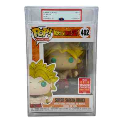 Funko Pop! PSA Graded 9 Super Saiyan Broly # 402 - 2018 Summer Convention