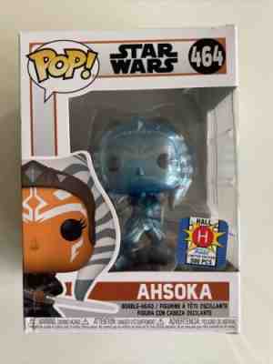 Funko Pop Star Wars Ahsoka Hall H 464 metallic blue RARE Mandalorian SDCC WC