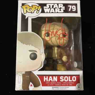 Harrison Ford Signed Star Wars Han Solo 79 Funko - JSA BB93417