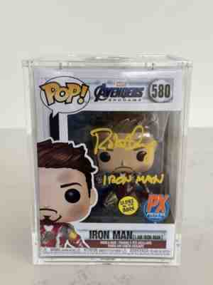 Robert Downey Jr Signed Iron Man Avengers Endgame 580 Funko Certified By SWAU