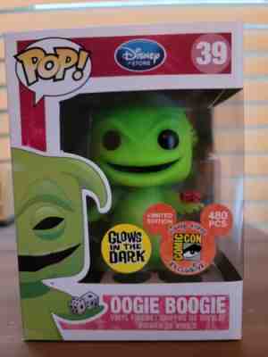 Glow in the Dark Oogie Boogie LE 480 SDCC Exclusive Disney Funko Pop NIB