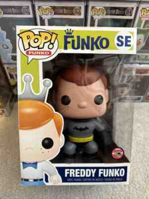 Pop! Freddy Funko As Batman (Black Suit) 9 inch 1/24 SDCC 2013 Mega Grail