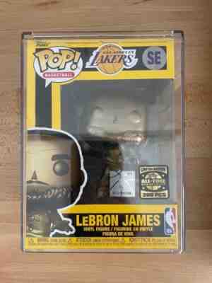 LeBron James Funko Pop! , SE limited edition , Metallic Gold vinyl .