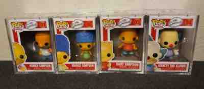 SIMPSONS FUNKO POP! FUNKO LOT HOMER MARGE BART KRUSTY HARD STACKS INCLUDED