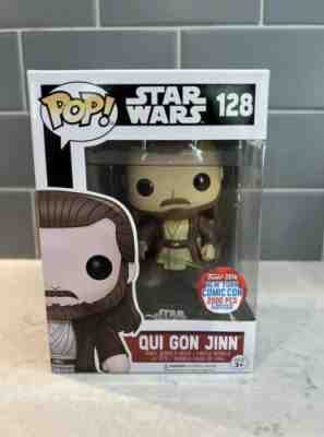 Funko POP! Star Wars Qui-Gon Jinn #128 Limited Edition SDCC 2000pcs VAULTED 2016