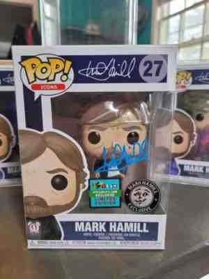 Funko! Mark Hamill signed autographed DesignerCon Exc #27 Star Wars Officialpix