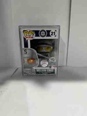 Funko Pop MLB Seattle Mariners 21 Nelson Cruz Safeco Field Exclusive 1/23 pcs