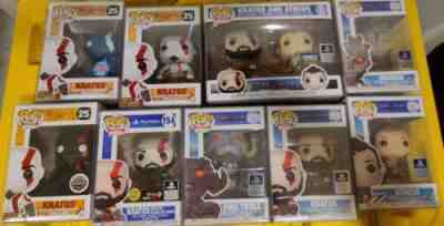 God of War Vaulted Funko SET: ATREUS, KRATOS, DRAUGR, FIRE TROLL Exclusives