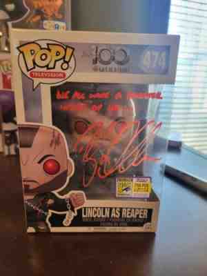 FUNKO POP! THE 100 #474 LINCOLN AS REAPER VAULTED RARE BRAND NEW- MINT signed