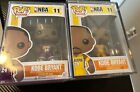 Kobe Bryant Funko Pops, Purple and Gold Jersey w/armband Variants