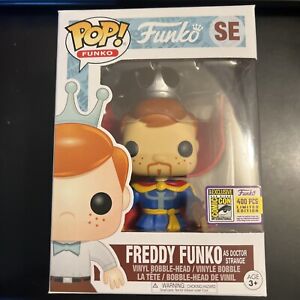 Funko Pop Freddy Funko as Dr Strange SDCC 2017 Exc LE 400 W/ Pop Shield Armor!!