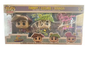 Signed Fairly OddParents 3 Pack Funko w/ Protector