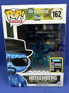 Funko Pop #162 Breaking Bad HEISENBERG- BRYAN CRANSTON AUTO Signed BGS Blue Meth