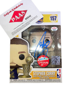 Stephen Curry Signed Funko POP! #157 Golden State Warriors  PAAS Certified (COA)