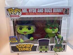 Funko Pop! Looney Tunes Mr. Hyde and Bugs Bunny 2-Pack SDCC Toy Tokyo 2017 LE850