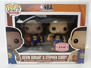 Funko Pop! NBA Golden State Warriors 2 Pack Kevin Durant & Stephen Curry Asia Ex