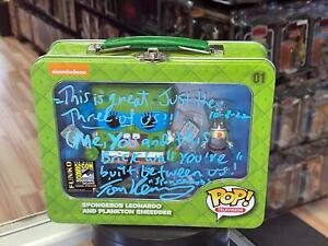 Leonardo SpongeBob & Plankton Shredder (Funko Pop! TMNT) *Signed byTom Kenny JSA