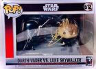 Funko Pop! Moments: Star Wars - Darth Vader Vs. Luke Skywalker #612 Signed RARE!