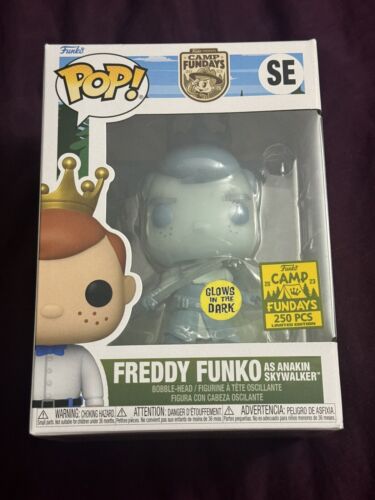 Freddy Funko as Anakin Skywalker 2023 Fundays Glow LE 250