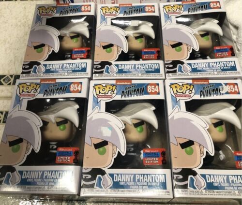 2020 Funko POP Danny Phantom #854 2020 NYCC Convention Sticker w/ Box