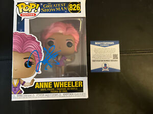 Zendaya SIGNED Annie Wheeler Funko Rare  Pop BECKETT The Greatest Showman