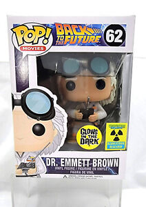 Megacon Excl Gitd Back To The Future #62 Dr. Emmet Brown Funko Pop BTTF Glow