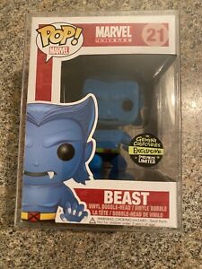 Funko POP! Marvel: Beast Flocked Gemini ONLY 250 OF THESE MADE! #21 Valued $1270