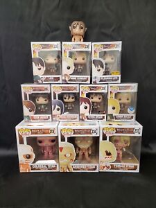 Attack on Titan Funko Pop Collection of Grails Retired Vaulted