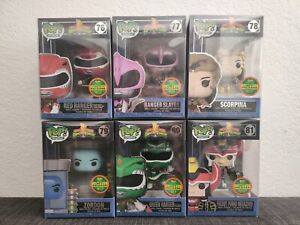 Funko Pop Digital Mighty Morphin Power Rangers Redeemable SET