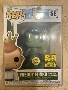 Funko Pop Camp Fundays 2023 Exclusive Freddy Glow In The Dark Anakin Skywalker