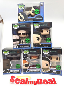 Funko Pop! Digital The Matrix Master Set NEO TWINS TRINITY MORPHEUS FREDDY