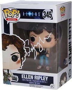 Sigourney Weaver Aliens Autographed Ellen Ripley #345 Funko Pop! Figurine BAS