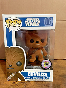 FUNKO Pop 2011 SDCC Flocked Chewbacca Star Wars 1/480 MEGA GRAIL! Very Rare