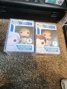 Funko Pop Luke Skywalker & Han Solo Stormtroopers #15 & #16 ECCC Exclusive