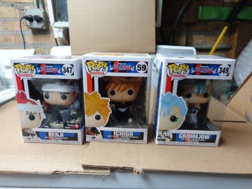 FUNKO POP VALUTED SHONEN JUMP BLEACH 3 PCS RARE SET NEW