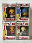 The Simpsons Funko Pop - Homer 01 Marge 02 Bart 03 Krusty The Clown 04 - SET